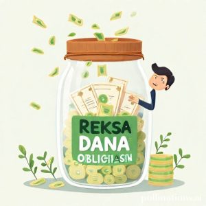 An illustration showing money flowing into a large 