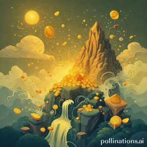 Ilustrasi grafik yang menunjukkan fluktuasi harga emas dari waktu ke waktu.