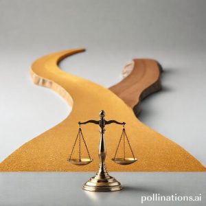 Two distinct paths converging into one, symbolizing the integration of SBN and Emas in a diversified investment portfolio. One path is metallic and golden, the other is solid and secure-looking. A balanced scale is in the foreground.