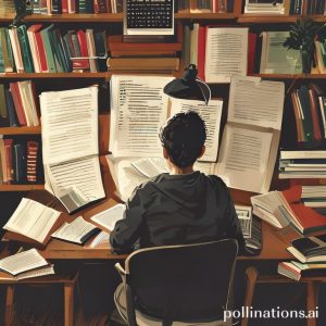 A person sitting at a desk, looking determined, surrounded by books, a laptop, and a to-do list, symbolizing productivity and self-improvement during unemployment.
