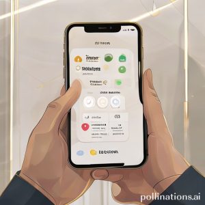 An illustration of a smartphone screen displaying the Tring application interface, showing icons for