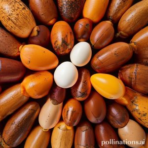 Visualisasi keranjang telur yang beragam isinya, beberapa telur berada di keranjang berbeda, melambangkan diversifikasi investasi untuk mengurangi risiko.